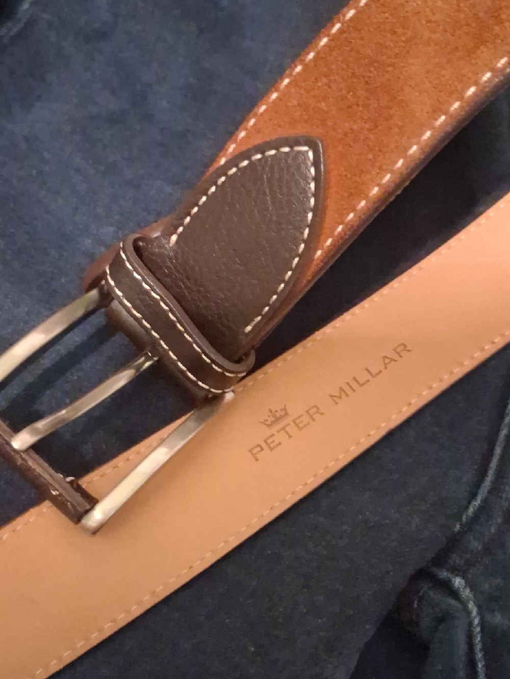 Nice leather and suede belt